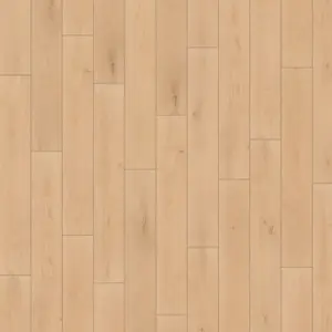Eiche natürlich hellbeige Bioboden PURLINE Design 32 - Designboden zum Kleben