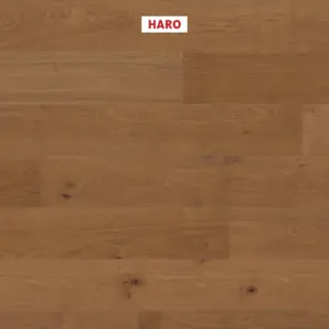 HARO Serie 4000 Landhausdiele Plaza 240 - 541437 Bernsteineiche Markant strukturiert nD