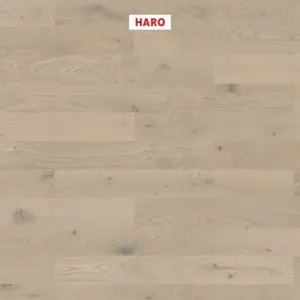 HARO Serie 4000 Landhausdiele Prestige - 543509 Eiche sandgrau Sauvage strukturiert nD