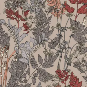 Floral Impression - Vliestapete