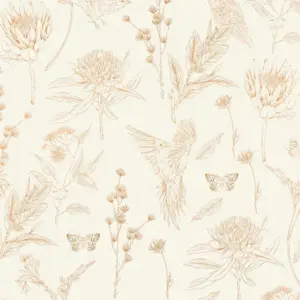 Drawn Into Nature - Vinyltapete