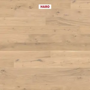 HARO Serie 2500 Landhausdiele - 537548 Eiche puroweiß Universal str. nL+