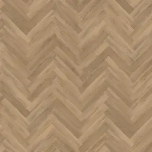 Eiche lebhaft braun Fischgrät Vinyl-Design - Vinylboden zum Kleben