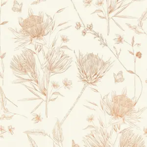 Drawn Into Nature - Vinyltapete