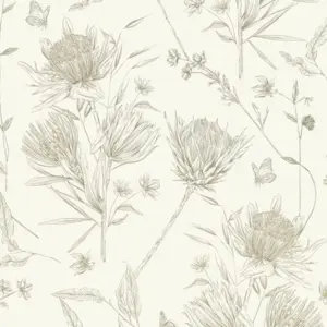 Drawn Into Nature - Vinyltapete