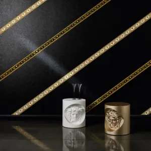 Versace wallpaper Bordüre - 343052 - Gold Gelb Design Tapete Tapete Bordüre