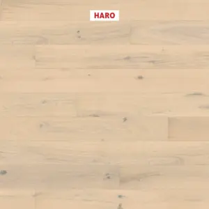 HARO Serie 4000 Landhausdiele Maxim - 541001 Eiche lichtweiß Sauvage strukturiert 4V nD