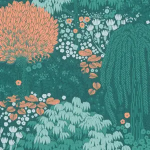 Famous Garden - Vinyltapete