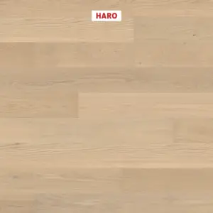 HARO Serie 4000 Landhausdiele 180 - 541859 Eiche lichtweiß Markant Strukturiert 4V nL+