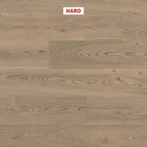 HARO Serie 4000 Landhausdiele Plaza 240 - 538967 Eiche tabakgrau Universal alpin Strukturiert nL+