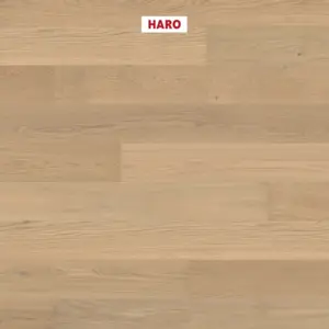 HARO Serie 4000 Landhausdiele 180 - 543129 Eiche lichtweiß Exklusiv str. nL+