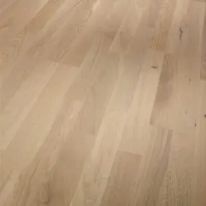 Eiche Rustikal lackversiegelt matt weiß Basic 11-5 - Fertig-Parkett