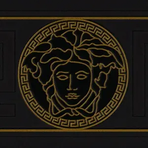 Versace wallpaper Bordüre - 935224 - Schwarz Gold Design Tapete Tapete Bordüre