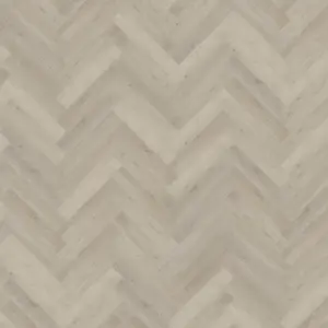 Eiche natürlich hellgrau Fischgrät Vinyl-Design - Vinylboden zum Kleben