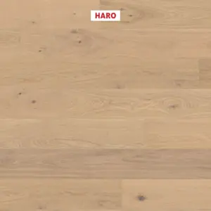 HARO Serie 4000 Landhausdiele Plaza 240 - 537607 Eiche puroweiß Sauvage Strukturiert nL+