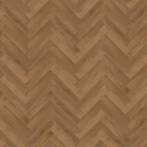 Eiche natürlich braun Fischgrät Vinyl-Design - Vinylboden zum Kleben