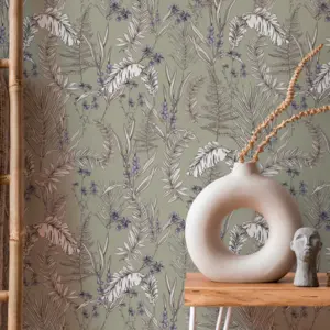 Drawn Into Nature - Vinyltapete